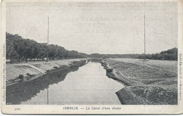 E314 EGYPTE ISMALIA LE CANAL D' EAU DOUCE PRECURSEUR AVANT 1904 - Ismaïlia