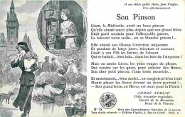 Militaria - Série Des Cartes-Sonnets Illustrées De La Guerre - No 15 - Son Pinson - CPA - Voir Scans Recto-Verso - Guerra 1914-18