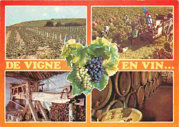 Vignes - De Vigne En Vin - Multivues - Vendanges - CPM - Voir Scans Recto-Verso - Vines
