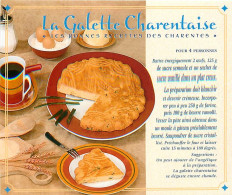Recettes De Cuisine - Galette Charentaise - Carte Neuve - Gastronomie - CPM - Voir Scans Recto-Verso - Recipes (cooking)