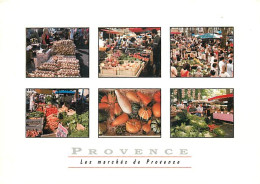 Marchés - Les Marchés De Provence - Multivues - Fruits Et Légumes - CPM - Voir Scans Recto-Verso - Märkte