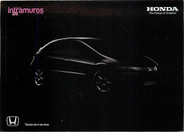 Automobiles - Carte Publicitaire - Honda Civic - CPM - Voir Scans Recto-Verso - Voitures De Tourisme