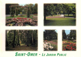 62 - Saint Omer - Le Jardin Public - Multivues - CPM - Carte Neuve - Voir Scans Recto-Verso - Saint Omer