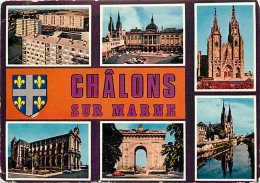 51 - Chalons Sur Marne - Multivues - Blasons - CPM - Voir Scans Recto-Verso - Châlons-sur-Marne