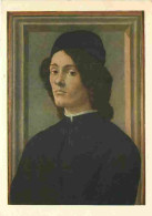 Art - Peinture - Botticelli - Portrait De Jeune Homme - CPM - Voir Scans Recto-Verso - Paintings