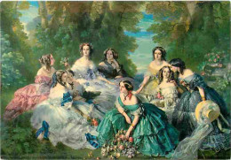 Art - Peinture - Winterhalter - Impératrice Eugénie Entourée De Ses Dames D'honneur - CPM - Voir Scans Recto-Verso - Paintings