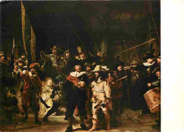 Art - Peinture - Rembrandt Van Rijn - La Ronde De Nuit - CPM - Voir Scans Recto-Verso - Paintings