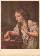 Art - Peinture - Jean Baptiste Greuze - L'Oiseau Mort - CPM - Voir Scans Recto-Verso - Paintings