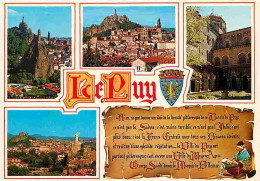 43 - Le Puy En Velay - Multivues - Folklore - Blasons - CPM - Voir Scans Recto-Verso - Le Puy En Velay