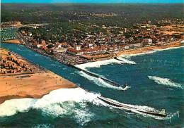 40 - Capbreton - Vue Aérienne Avec Le Canal Et En Prolongement Le Port - CPM - Voir Scans Recto-Verso - Capbreton