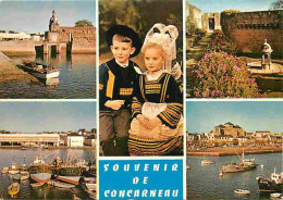 29 - Concarneau - Multivues - Folklore - Enfants - Bateaux - Voir Scans Recto Verso  - Concarneau