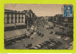 33 BORDEAUX En 1948 N°43 Place De La Comédie Café Restaurant De Bordeaux Allées De Tourny Tram Tramway BUS Autos - Bordeaux