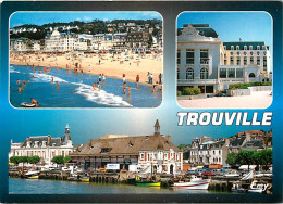 14 - Trouville - Multivues - Scènes De Plage - Bateaux - Carte Neuve - CPM - Voir Scans Recto-Verso - Trouville
