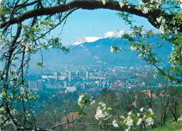 38 - Grenoble - Aperçu De La Ville Au Printemps Et Le Vercors - CPM - Voir Scans Recto-Verso - Grenoble