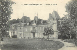 - Maine Et Loire -ref-B99- Savennières - Château De Vaulx - Châteaux - - Autres & Non Classés