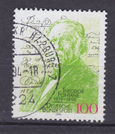 Germany 1994 Mi. 1767, 100 Pf Theodor Fontane, Dichter - Gebraucht