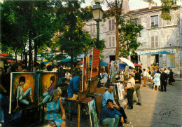 75 PARIS LA  BUTTE MONTMARTRE  LES PEINTRES - Paris (18)