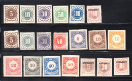 Deutschland/Privatpost- Mülheim-Deutz, Kleines Los Mit 20 Briefmarken, M.F. (20019E) - Postes Privées & Locales