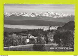 Vaud ST CERGUE Et Les Alpes N°3364 En 1964 VOIR DOS Bovey & Cie édit Genève Beau Tampon Postal - Saint-Cergue