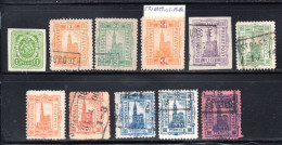 Deutschland/Privatpost- Strassburg - Kleines Los Mit 11 Briefmarken, Meist Gest./einige M.F. (20020E) - Postes Privées & Locales