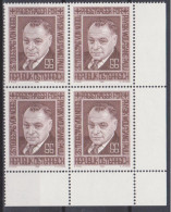 1983 , Mi 1762 ** (1) - 4er Block Postfrisch -  25. Todestag Von Wolfgang Pauli - Unused Stamps