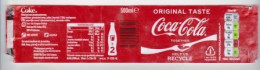 Étiquette CACA COLA 500ml " TOGETHER " Pays-Bas Rotterdam _Ee56 - Other & Unclassified