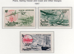 Saint-Pierre-et-Miquelon YT PA 18-20 Neuf Sans Charnière XX MNH - Unused Stamps