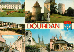 91 DOURDAN MULTIVUES BLASON - Dourdan