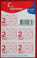 Nikkels 5x 0,02 Euro NVPH V2034a V2034 V 2034 (Mi 1970) 2002 POSTFRIS / MNH ** NEDERLAND / NIEDERLANDE / NETHERLANDS - Ungebraucht