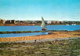 Egypt Luxor Nile View With Temple And Winter Palace Hotel - Louxor