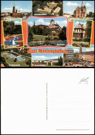 Ansichtskarte Mönchengladbach Schloß Wickrath Abteiberg Giesenkirchen 1998 - Moenchengladbach