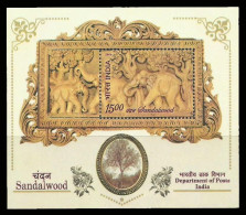 India 2006 Sandalwood Scented stamps Mini Sheet MNH - Neufs