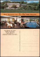 Ansichtskarte Ehr Hunsrück-Halsenbach 3 Bild: Hotel Zur Katz Schwimmbad 1989 - Autres & Non Classés