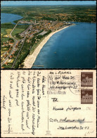 Ansichtskarte Eckernförde Süd-Strand Mit Einfahrt Zum Binnenhafen 1958 - Other & Unclassified