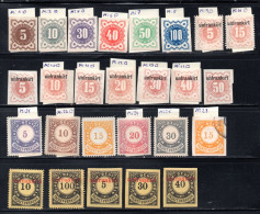 Deutschland, Privatpost - Mülheim-Deutz, Kleine Sammlung Mit 26 Briefmarken, Gest./mF/postfr. (20189E) - Privatpost