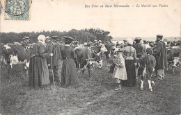 Une Foire En BASSE-NORMANDIE - Le Marché Aux Vaches - Autres & Non Classés