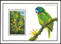 1993 Dominica Red-necked Parrot Souvenir Sheet (** / MNH / UMM) - Parrots