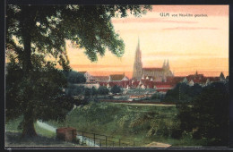 AK Ulm, Von Neu-Ulm Aus Gesehen, Panorama  - Ulm
