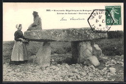 CPA Bretagne, Monuments Mégalithiques, Doimen De Rostudel  - Sin Clasificación