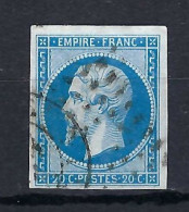 FRANCE Ca.1855:  Le Y&T 14A Obl. Bureau De Passe - 1853-1860 Napoléon III