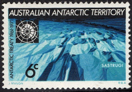 AUSTRALIAN ANTARCTIC TERRITORY (AAT) 1971 QEII 6c Multicoloured, 10th Anniversary Of The Antarctic Treaty SG19 FU - Gebraucht