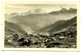 CPSM GEP  9 X 14 Savoie COL DE LA LOUZE (2121) Vue Sur Le Mont Blanc (4807) - Other & Unclassified