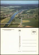 Herstelle-Beverungen Luftbild Herstelle Und Würgassen Mit Neuer Weserbrücke 1984 - Beverungen