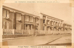 - Maine Et Loire -ref-B89- Seiches Sur Le Loir - Tanneries Angevines -groupe Pasteur -habitation Pour Corps De Maîtrise - Seiches Sur Le Loir