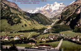 Lötschbergbahn - Kandersteg Mit Blüemlisalp (174) * 8. 7. 1920 - Kandersteg