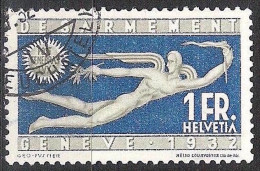 Schweiz Suisse 1932:  Abrüstung  DÉSARMEMENT GENÈVE Zu 190 Mi 255 Yv 259 Mit Eck-Stempel NEUCHÂTEL (Zumstein CHF 15.00) - Oblitérés