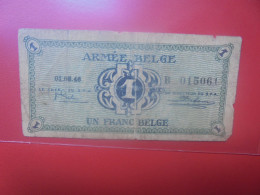 OCCUPATION BELGE En ALLEMAGNE 1 Franc 1946 Circuler (B.18) - 1-2 Francs