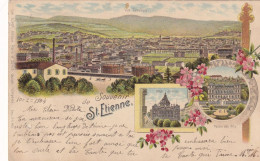 Litho Couleur Pionnière Saint Etienne  Edit Carl Kunzli Zurich - Avant 1900