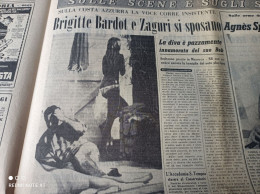 STAMPA SERA 10/6/1964 BRIGITTE BARDOT POZZONOVO PADOVA - Altri & Non Classificati
