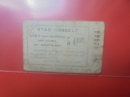 HASSELT 5 Centimes 1918 (B.33) - 1-2 Frank